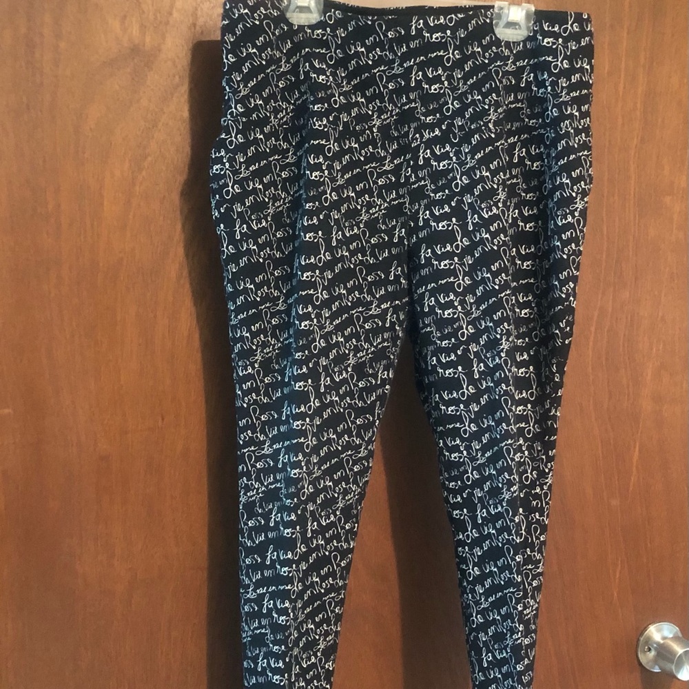 SOLD French Printed Pants